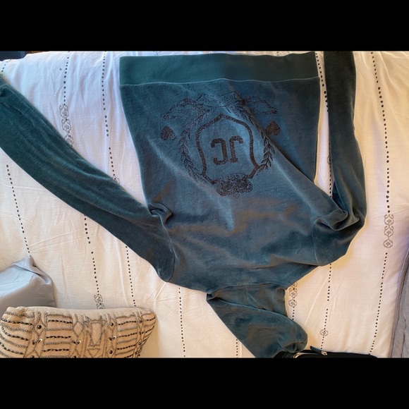 Juicy Couture hunter green track suit jacket - Picture 3 of 3